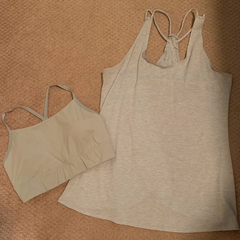 Athleta Tank and Bra